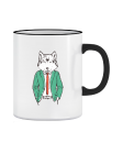 puodelis Hipster wolf puodelis Hipster wolf
